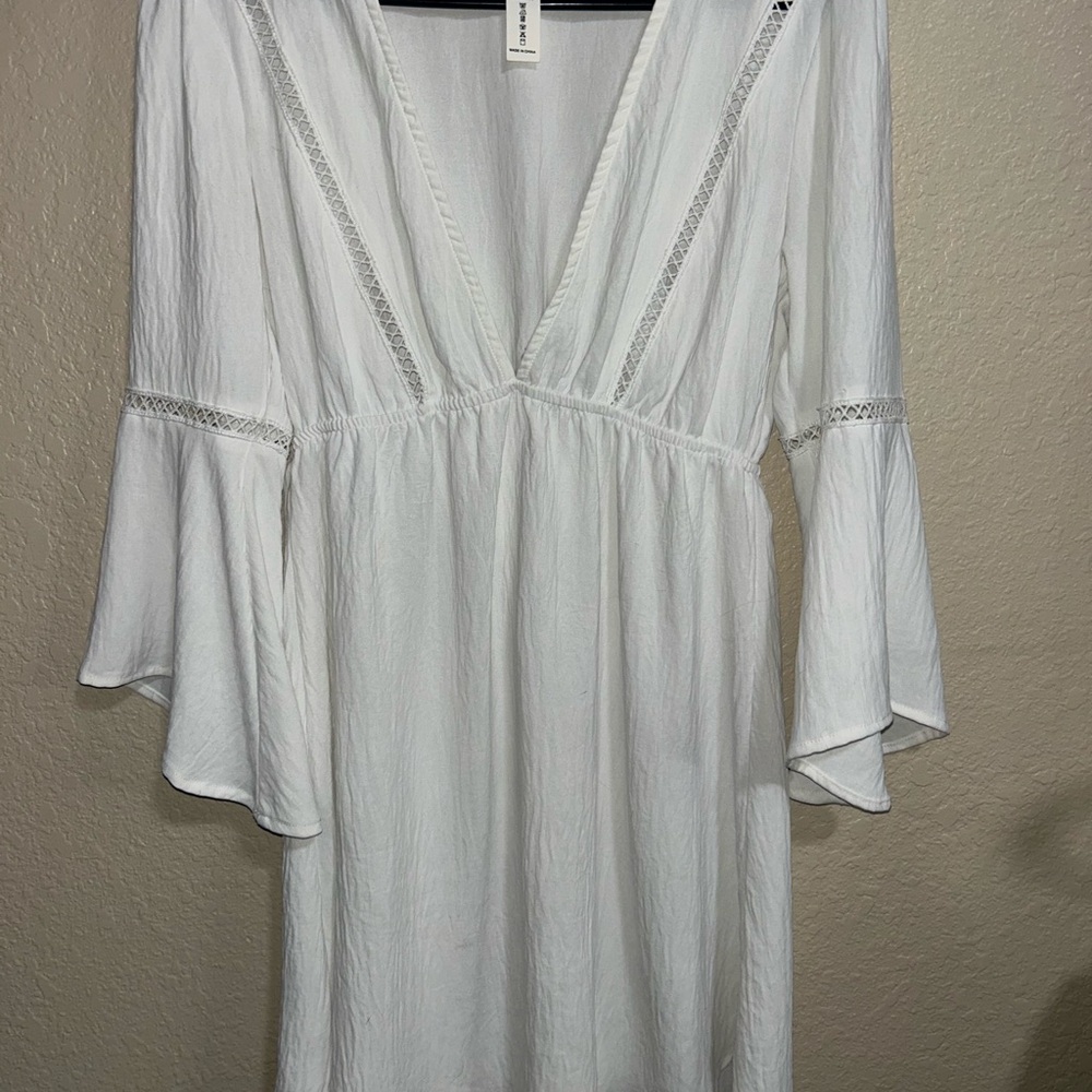 Amazon White Midi Dress